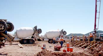 cement truck rental with optional drivers