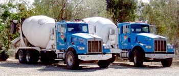 Cement Truck Rentals filled with Ready Mix